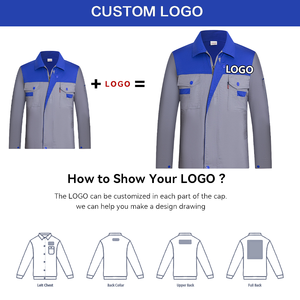 Uniforme de construcción resistente a la ropa de trabajo para hombre con logotipo personalizado y traje de trabajo personalizado - Product Image 2