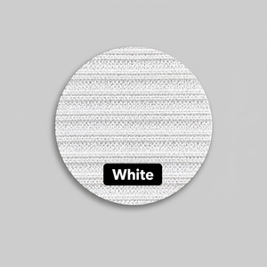Tela de Punto Acanalado de Poliéster Blanco, Material Textil Elástico Texturizado para la Confección de Ropa y Prendas de Moda - Product Image 4