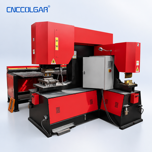 Machine de découpe et de poinçonnage hydraulique à trois têtes Q25Y pour le traitement des tôles d'acier - Product Image 1
