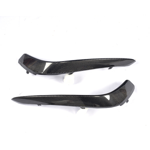 2 unids/set de fibra de carbono/faro antiniebla delantero de carbono forjado, adornos de guarnición de cejas para mercedes-benz Clase C W205 <span class=keywords><strong>C63</strong></span> <span class=keywords><strong>AMG</strong></span> 2015 2016 <span class=keywords><strong>2017</strong></span> - Product Image 2