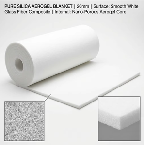 Couverture et panneau d'<span class=keywords><strong>isolation</strong></span> thermique en aérogel <span class=keywords><strong>de</strong></span> silice <span class=keywords><strong>de</strong></span> qualité supérieure avec faible conductivité thermique - Product Image 3