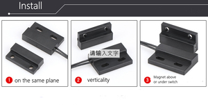 Capteur magnétique à interrupteur à bâtonnets pour alarme de tiroir ou armoire, mini-contact - Product Image 5