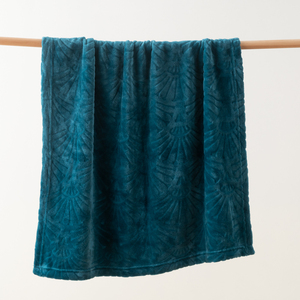 <span class=keywords><strong>Couverture</strong></span> bébé en flanelle gaufrée 100% polyester, bleu lac, texture peluche, légère, unisexe, pour nouveau-né - Product Image 5
