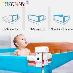 Cuna de seguridad portátil para niños pequeños, barrera lateral de esquina para cuna - Product Image 2