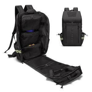 Sac de secours médical pour intervenant d'urgence, imperméable, portable, en polyester, sac d'ambulance, sac de premiers secours, sac d'infirmière vide - Product Image 1
