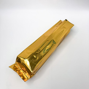 <b>Food</b> Grade Eco-friendly VMPET Golden Bag Heat <b>Seal</b> Middle-Sealed Bag Stand up Pouch <b>for</b> Tea Coffee Bean - Product Image 4