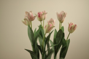 Handmade High Quality <strong>Tulip</strong> Artificial Flowers Real Touch Stylish Pot Wedding <strong>Table</strong> Centerpiece Decoration Latex Realistic - Product Image 4