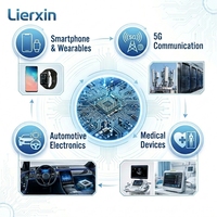 Circuit imprimé multicouche HDI personnalisé 1-24 couches avec vias aveugles/encastrés, finition de surface ENIG - Service d'assemblage PCBA OEM/ODM Lierxin Guangdong Chine