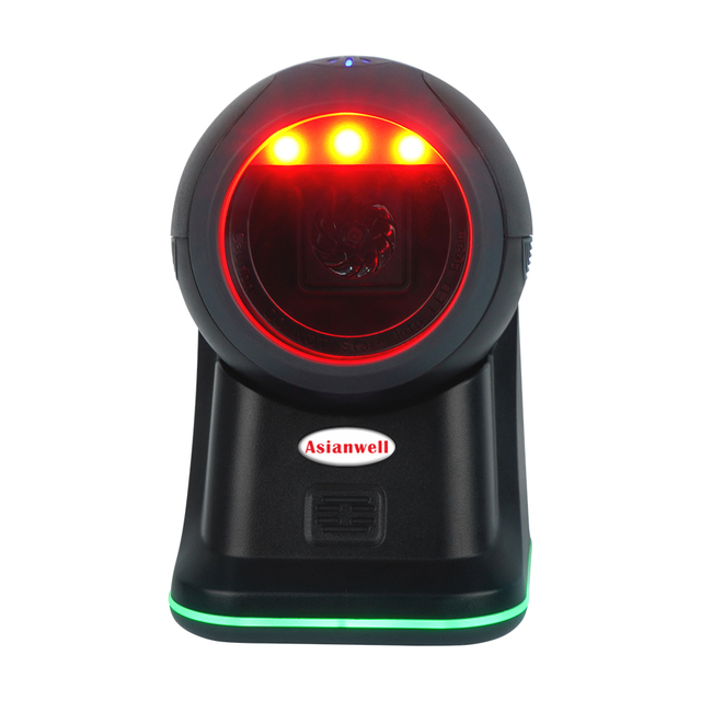 Supermarket Omnidirectional Price Checker Hands-Free QR Code Reader 2D Desktop Barcode Scanner