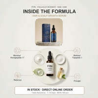Sérum de croissance capillaire à la biotine, au romarin et aux peptides, avec des extraits naturels, formule nourrissante, étiquette privée, vente en gros, personnalisé, certifié GMPC