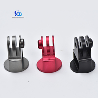 Piezas de montaje de adaptador de trípode de aleación de aluminio de acero inoxidable duradero mecanizado CNC de precisión personalizado
