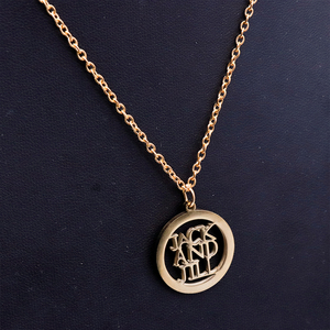 <span class=keywords><strong>Jack</strong></span> e <span class=keywords><strong>Jill</strong></span> of America Design di lusso 18K oro tono alta lucidato in acciaio inox jjjoa Lady collana di gioielli da donna - Product Image 3