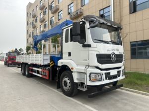 Disesuaikan truk tugas berat Shacman terpasang derek <span class=keywords><strong>10Ton</strong></span> 12Ton 14Ton truk derek hidrolik lurus Boom derek untuk dijual - Product Image 3