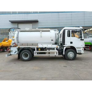Camión de Succión de Aguas Residuales Shacman 4X2 LHD RHD de 12000L, Camión Cisterna de Succión Séptica de 12CBM - Product Image 3