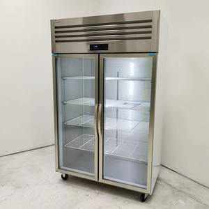 Qualité garantie Porte en verre unique Réfrigérateur en acier inoxydable Réfrigérateur vertical Congélateur à crème glacée - Product Image 4