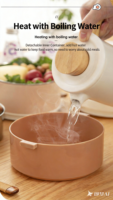 Boîte à lunch isotherme double couche anti-fuite en acier inoxydable de qualité alimentaire, fonction thermos chauffable, grande capacité, pour adultes et enfants, simple