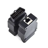 Adaptateur de prise OBD mâle 16 broches pour BMW ENET Ethernet ICOM Code Scanner, connecteur OBD2 16 broches vers port d'interface Internet pour voiture BMW