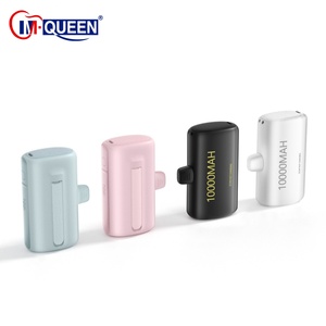 พาวเวอร์แบงค์พกพาขนาดเล็ก 10000mAh พร้อมจอแสดงผลดิจิตอลและโลโก้สั่งทำพิเศษ แบตเตอรี่สำรองสำหรับชาร์จเร็วในกรณีฉุกเฉินสำหรับโทรศัพท์ - Product Image 1