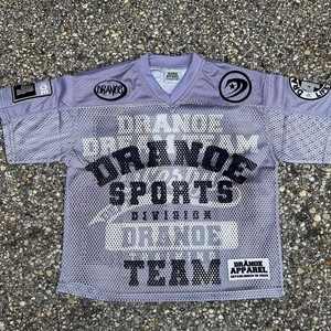 Erkek örgü futbol forması yüksek kalite yetişkin giyim örgü gömlek V boyun kısa kollu Polyester örgü boy Jersey - Product Image 4