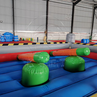 Jeux de fête en plein air, château gonflable, jeu de combat de gladiateurs pour deux joueurs, jeux pour enfants, matériau PVC 0,55 mm, installation facile