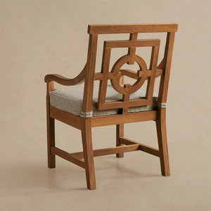 Set di Sedie da Pranzo con Braccioli in Teak Moderno per Esterni con Schiuma ad Asciugatura Rapida per Giardini e Cortili di Lusso - Product Image 4