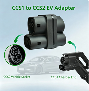 Adaptador CCS1 a CCS2 400A AC+DC para Vehículos Eléctricos Europeos Tesla Model 3 Y Mercedes-Benz MG ZS BMW IX I3 BYD Fiat Hatchback Kia CUPRA - Product Image 6