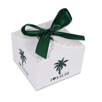 Boîte à bonbons de mariage, boîte cadeau, modèle minimaliste à la mode, ruban, petite boîte carrée, vente chaude