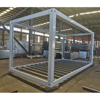 Cabine modulaire préfabriquée australienne 6m*3m 20 pieds, kit de maison préfabriquée portable, maison mobile, cadre de conteneur d'expédition