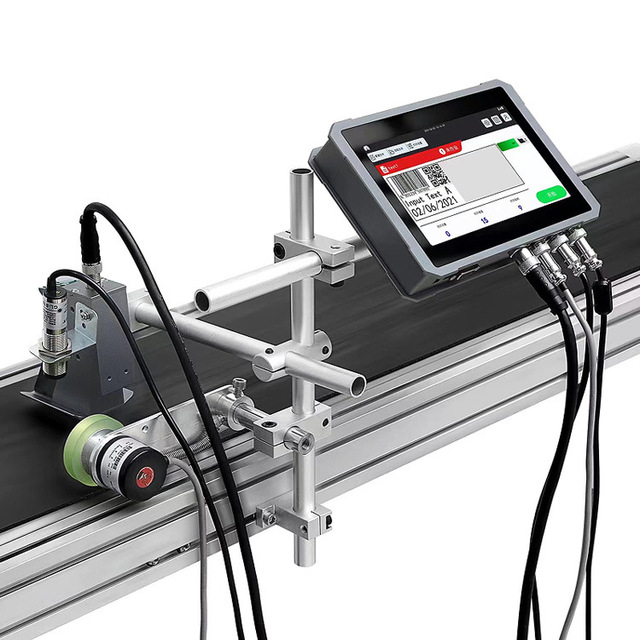 Industrial Online Inkjet Printer for Food Label Printer Date Batch Number Inkjet Continuous Coding Machine Portable Printer