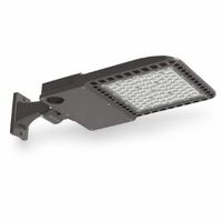 Lampadaire à lentille à éclairage uniforme 100 Watts, type American Shoe Box, étanche pour extérieur