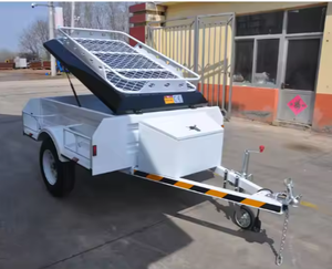 750kg semi-<span class=keywords><strong>remorque</strong></span> capacité de chargement Camping tente voiture <span class=keywords><strong>remorque</strong></span> acier spécial - Product Image 3