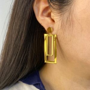 ต่างหูห้อยระย้าขนาดใหญ่ ดีไซน์หรูหรา ชุบทอง 18K สำหรับผู้หญิง ป้องกันการแพ้ รุ่นใหม่ล่าสุด - Product Image 6