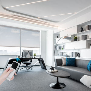 <span class=keywords><strong>Tende</strong></span> a Rullo Manuali Personalizzate in Poliestere a Doppio Strato Oscuranti Senza Corda con Sistema di Controllo a Molla per Finestre - Product Image 2