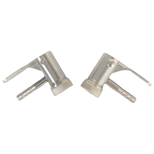 Adaptateur de buse à air 1/4'' à clipser, chromé, pour pompe à air, valve, pince de fixation, connecteur rapide, outils de réparation de pneus - Product Image 4