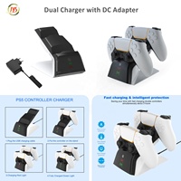Ensemble d'accessoires JYS-P5151 12 en 1 pour chargeur de poignée PS5, bâton de pouce en Silicone, support, couvercle d'appareil photo