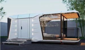 Beveiligde 20 40ft Luxe Milieuvriendelijke Geprefabriceerde Pod Huis Outdoor <span class=keywords><strong>Capsule</strong></span> Huis Voor Kantoor Beveiligde Apple Pod <span class=keywords><strong>Container</strong></span> Huizen - Product Image 4