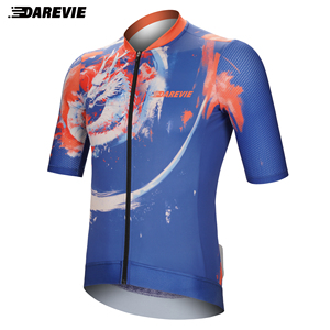 <span class=keywords><strong>Maillot</strong></span> de cyclisme Darevie Factory respirant anti-UV style dragon à manches courtes unisexe - Product Image 5