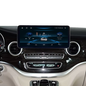 12,3 pulgadas Universal Carplay pantalla <span class=keywords><strong>Gps</strong></span> Single Din coche estéreo Android Radio Audio sistema BT coche REPRODUCTOR DE DVD para Bmw mercedes-benz - Product Image 1