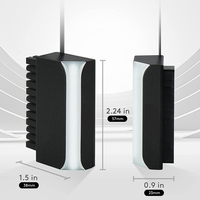 Adaptateur de prise d'ordinateur synchrone ARGB 5V carte mère alimentation ATX 24P rotation 90 degrés connecteur tête de direction