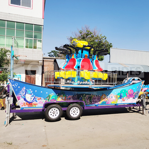 Outdoor Playground Portable Amusement Ride Attraction Park Equipment Trailer <strong>Flying</strong> <strong>Car</strong> for Sale - Product Image 3