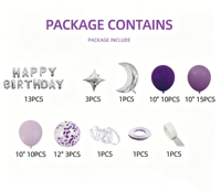 Décor de scène, ballons d'anniversaire, décorations de fête, ensemble d'exportation haut de gamme, fournitures de décoration