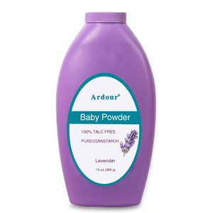 Poudre pour bébé en marque privée, douce pour le corps, avec extrait d'aloe vera, fabriquée - Product Image 1
