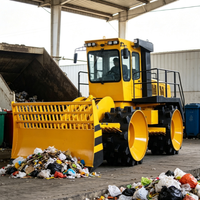 Compacteur de déchets de 23 tonnes de poids opérationnel à vendre – Machine de traitement des déchets robuste pour l'exportation