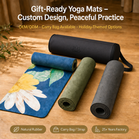 Tapis de yoga Tigerwings antidérapant, conforme aux normes CE, RoHS, REACH, CA65, logo personnalisé, écologique, en PU, grand, épais, pour la remise en forme, l'entraînement et les exercices