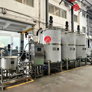 Línea de Producción Continua de Helado con Sistema de Mezcla, Sistema de Homogeneización y Pasteurización para Fábrica de Lácteos - Product Image 2