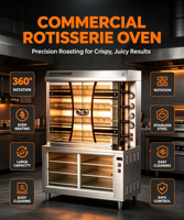Machine à rôtir les poulets verticale automatique à gaz LIBERMANN de haute qualité à prix avantageux avec armoire isolée à vendre
