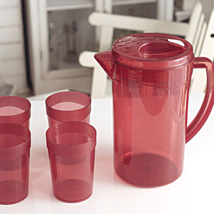 Cold Water Pitcher Set 2.5L With 4 <b>Cups</b> Portable Household Use - Product Image 2