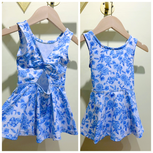 Ensemble Athlétique 2-en-1 pour Filles : Robe et Tenue de Sport à Motifs Floraux pour Yoga, Danse et Entraînement (Vêtements de Sport pour Adolescentes) - Vente en Gros KR - Product Image 3