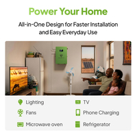 Home Star Serie All-in-One Off-Grid Solargenerator 1,5kW 2kW 3,68kW Wohnenergie-Speichersystem für Haus und Geschäft