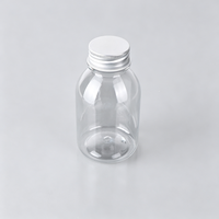 Bouteilles de boisson transparentes jetables en PET pour jus et café, anti-fuite, avec logo personnalisé (250ml/350ml/500ml)